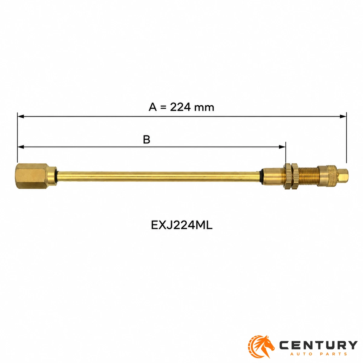 EXJ224ML Valve Extension 2
