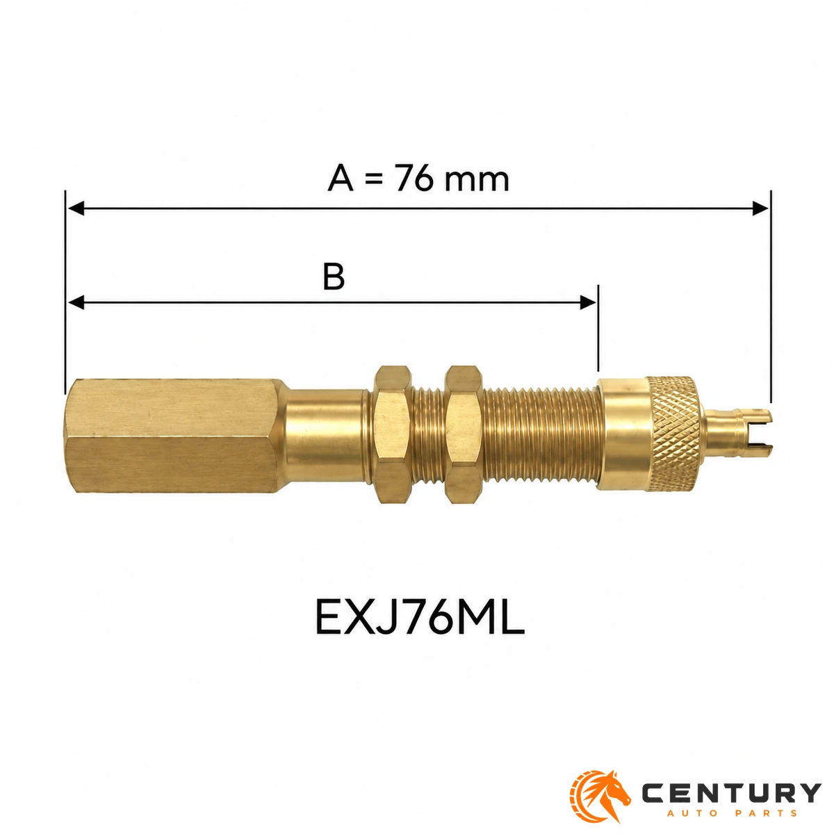 EXJ76ML Valve Extension 2